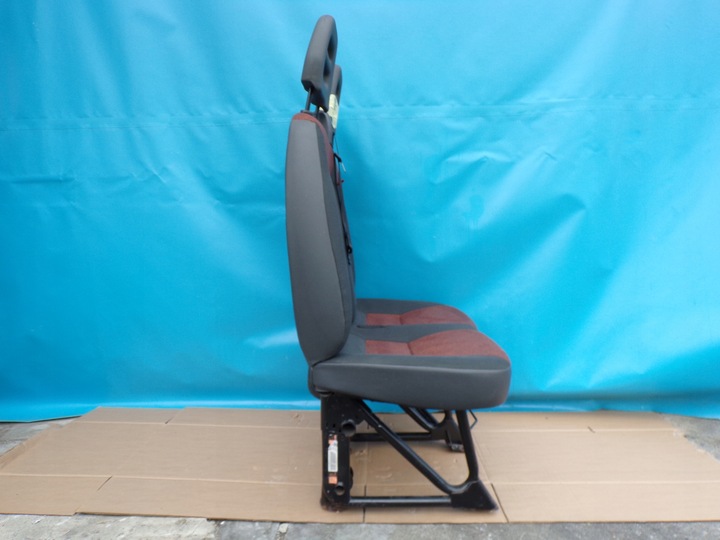 фото №9, Ducato 2006- сиденье двойной диван пассажира правые ze stolikiem rudy