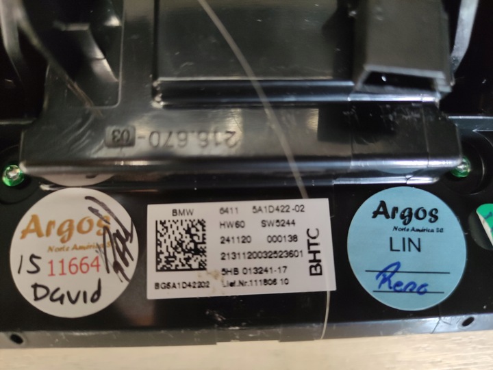 фото №6, Панель кондиціонера bmw 8 g14 g15 f91 f92 5a1d422