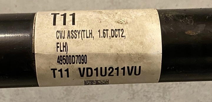 фото №5, Kia sportage iv полуось перед 1.6 t-gdi правая левая 49500-d7090 49501-d7030