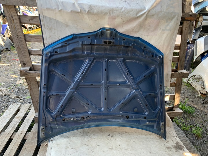 фото №8, Nissan almera n16 капот кришка двигуна синій