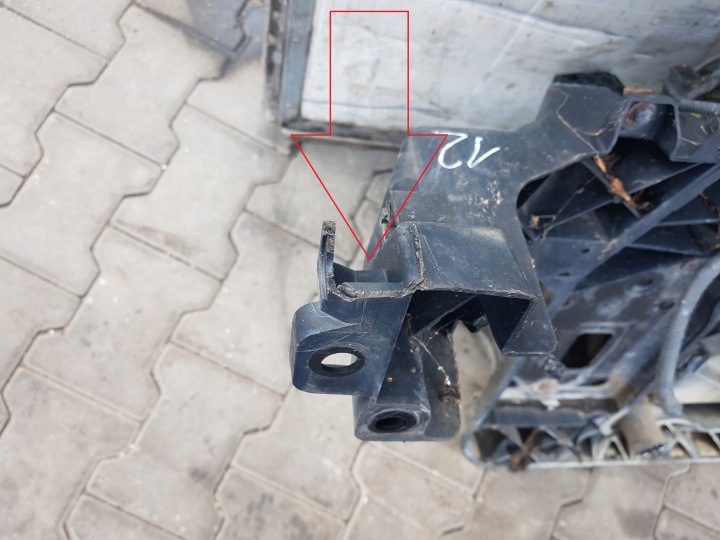 фото №11, Hyundai ix35 10-16r 1.6 gdi передняя панель радиатор вентилятор