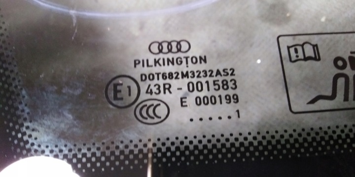 фото №6, Audi a5 sportback стекло кузовная левый зад 11r