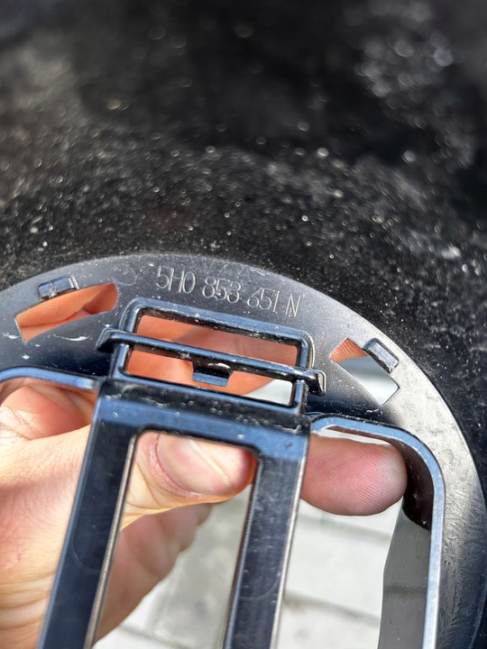 фото №6, Vw golf viii решётка радиатора решётка решётка радиатора перед радар 5h0