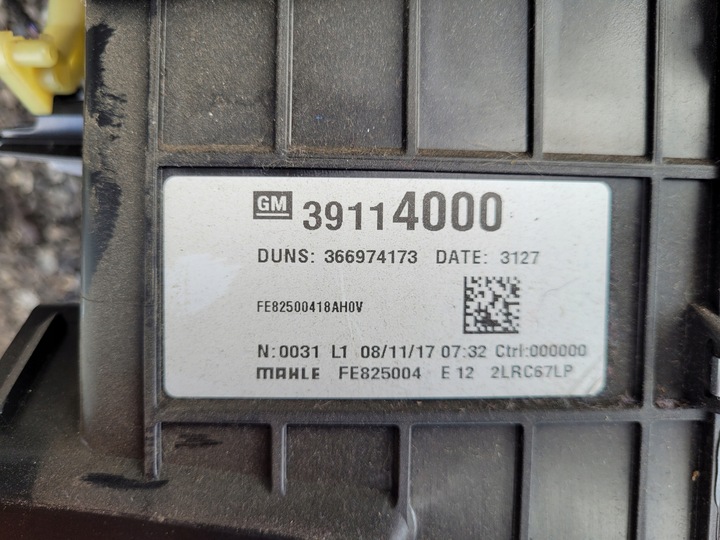 фото №8, Запчастини | astra k обігрівач повітродувка кондиціонера європа 39114000