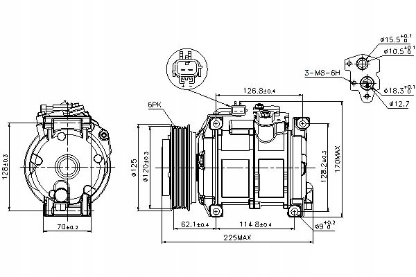 фото №1, Компресор компресор кондиціонера nissens +подарунки