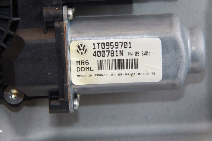 фото №5, Підйомник вікна перед лівий vw touran i 1t1837729ae 1t0959701 1k0959793c
