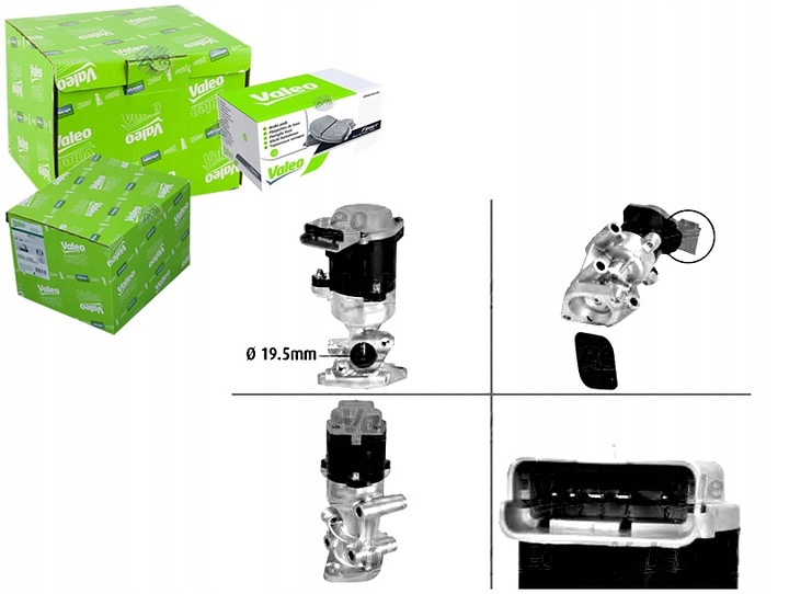фото №1, Клапан egr peugeot 2,7hdi valeo