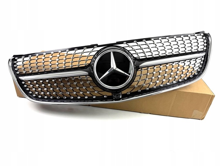 фото №1, Решётка радиатора решётка mercedes v класс w447 15-19 amg diamond