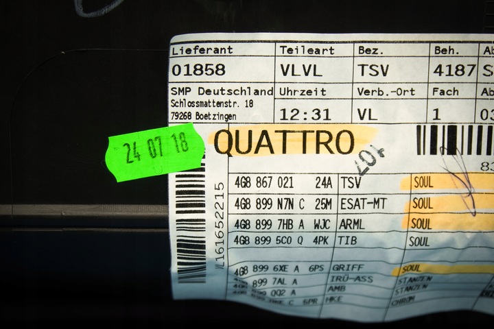 фото №12, Оббивка боковина двері перед лівий a7 s7 rs7 4g8 4g8867103s wfa exclusive