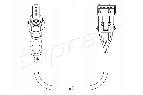 фото №1, Topran лямбда-зонд peugeot 206/207 1,1