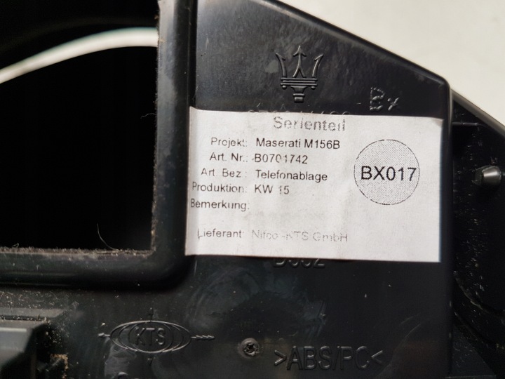 фото №5, Бардачок попільничка тунелю maserati ghibli m157 13-