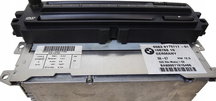 фото №10, Bmw e81 e87 e90 модуль привід зчитувач навігації навігація ccc cd dvd gps 9170717