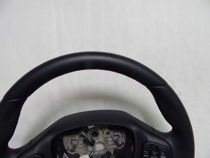 фото №5, Ford focus mk4 iv st line - кермо шкіра червона nić оригінал гарна