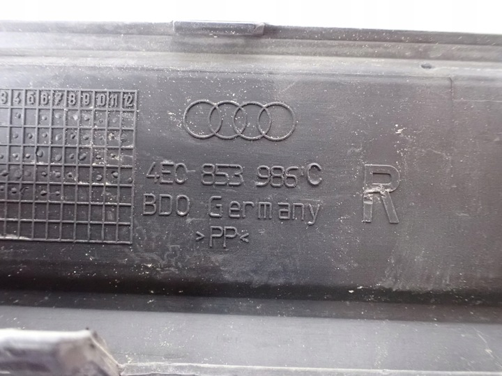 фото №8, Планка порогова праві перед audi a8 s8 d3 5.2 коротка 4e0853986c