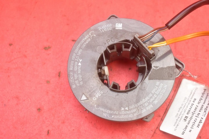 фото №1, Стрічка подушка безпеки шлейф 24459850 opel combo c 01-05