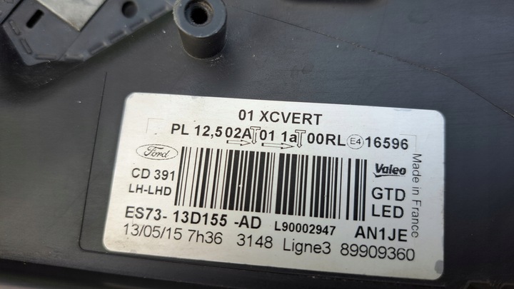 фото №8, Ford mondeo mk5 полный led лампы передние kpl