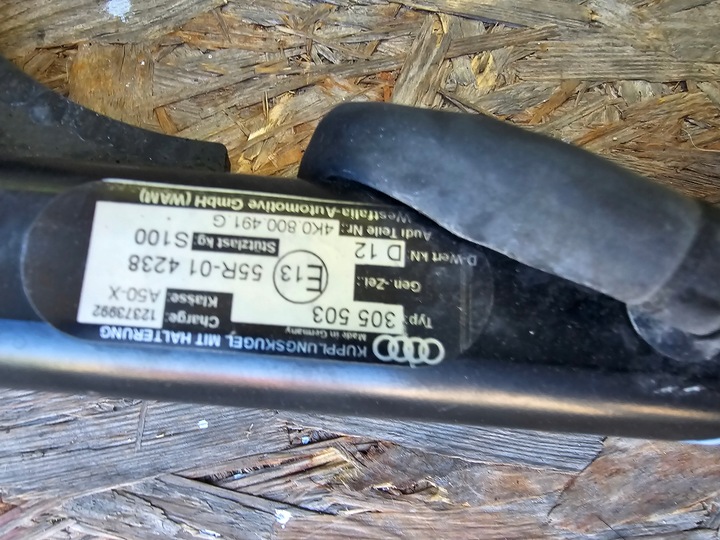 фото №6, Hak буксировочный audi a6 c8 4k0800491g оригинал гарантия демонтаж