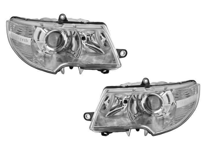 фото №15, Фара правое skoda superb ii 2 08-13 3t1941018