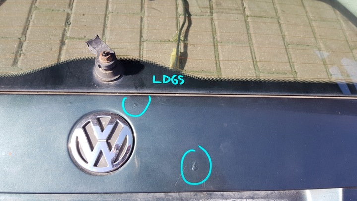 фото №9, Крышка задняя зад vw passat b5 универсал рестайлинг ld6s