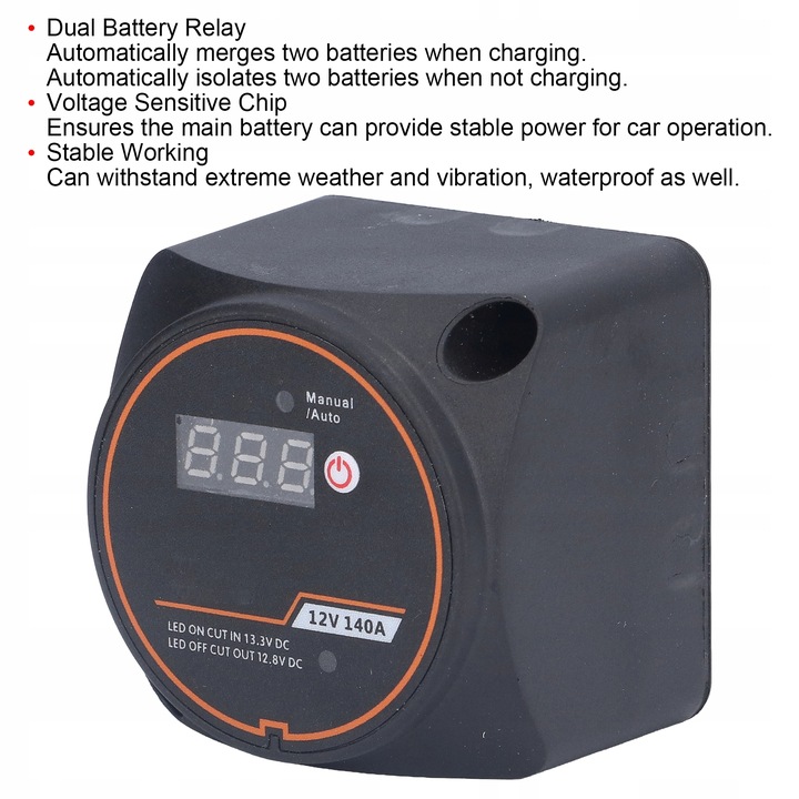 фото №10, Изолятор сепаратор двойной аккумулятора 12v 140a