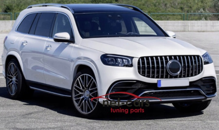 фото №8, Решітка радіатора mercedes gls x167 19- panamericana gtr amg c