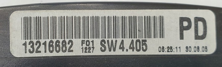 фото №7, Спідометр  opel astra iii h 13216682 європа