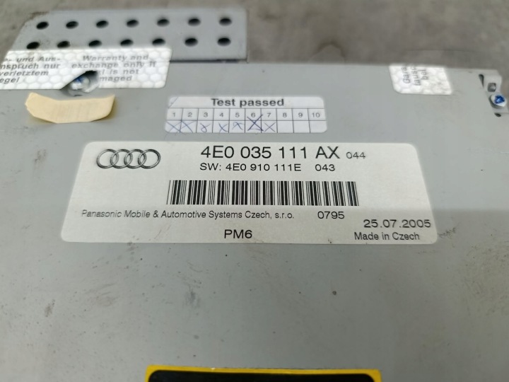 фото №6, Чейнджер cd audi a6 c6 4e0035111ax