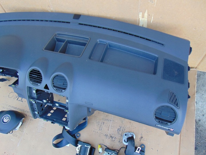 фото №6, Консоль подушки подушка безпеки натягувачі vw caddy iii рестайлінг 2010-15 оригінал європа