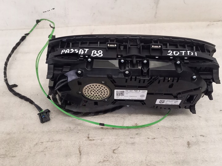 фото №6, Спідометр  рамка оптоволокно vw passat b8 2,0 tdi 3g0920798a eu