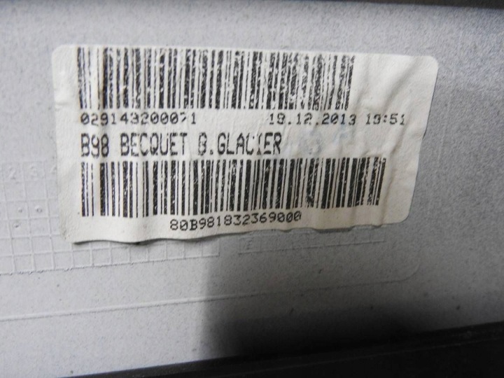 фото №6, Renault clio iv 12-15 ov369 спойлер спойлер крышки багажника stop 960306662r