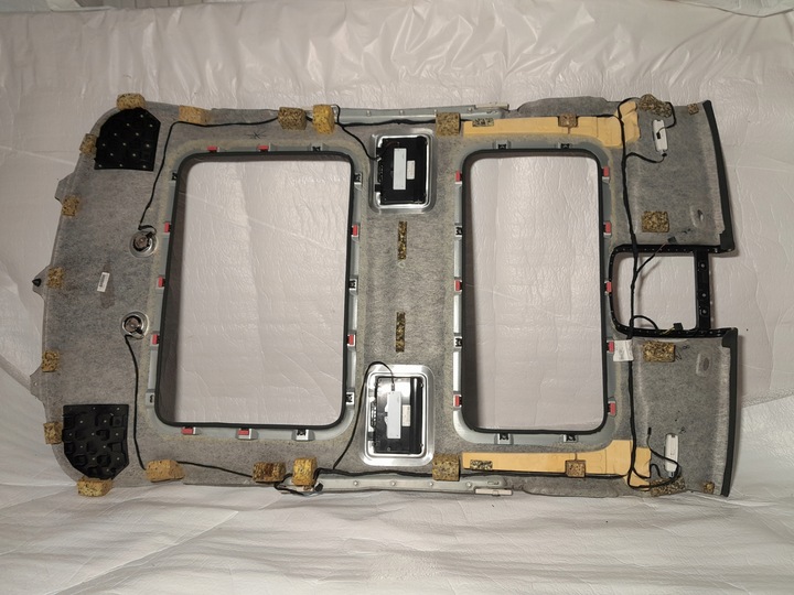 фото №6, Audi a8 s8 d4 довгий обшивка стелі чорна дзеркало 4h4867505k 4h4858563a