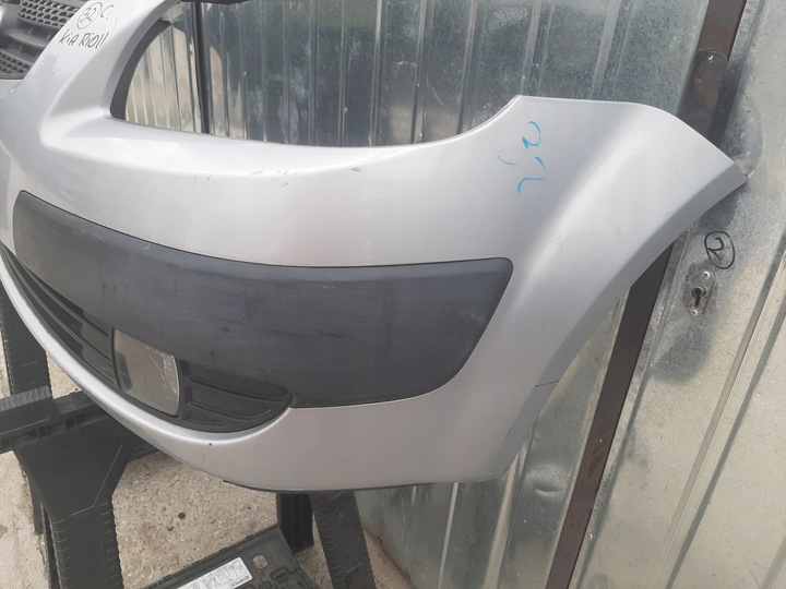 фото №13, Бампер решітка радіатора перед переднє kia rio ii 2005-2009 дорестайлінг срібний