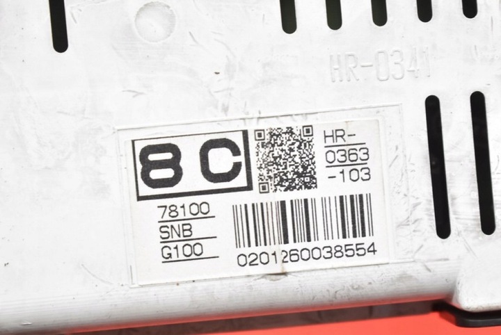 фото №9, Спидометр дисплей eu 78100-snb-g100 honda civic 8 viii 1.8 i-vtec 140 km