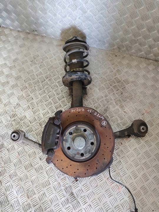 фото №10, Mercedes w207 поворотна опора важелі амортизатор праві перед