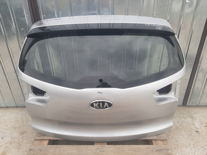 фото №1, Крышка стекло зад kia sportage iii цвет 9s годы 2010-2015