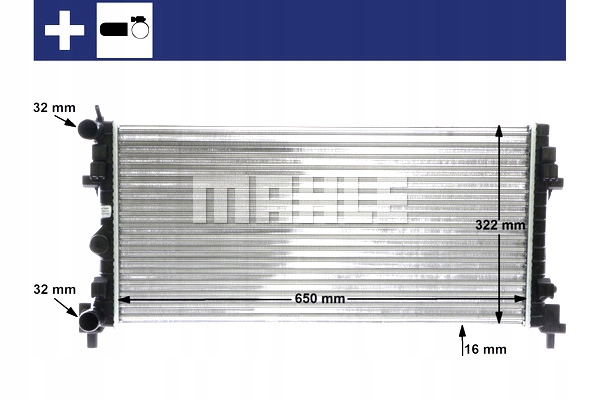 фото №9, Радиаторов двигателя воды audi a1 seat ibiza iv ibiza iv sc ibiza iv st