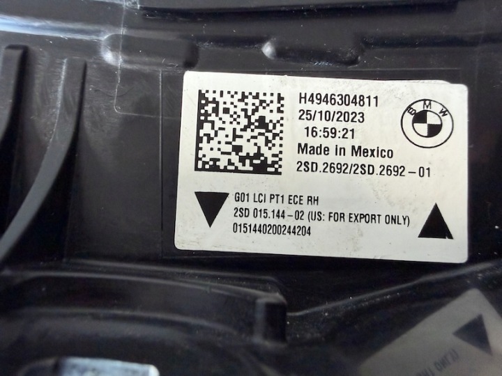 фото №9, Bmw x3 g01 рестайлінг 2sd015144 фара задня права зад оригінал