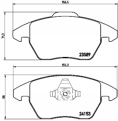 фото №3, Диски i тормозные колодки перед brembo peugeot 208 1.0