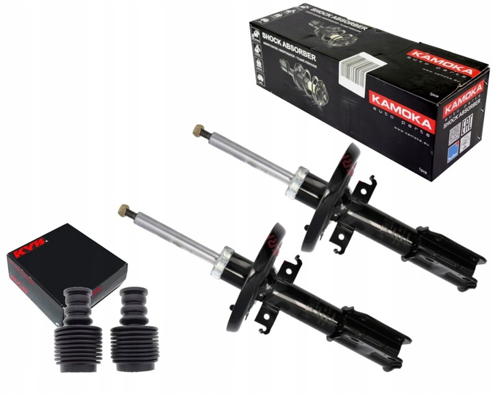 фото №1, Kamoka 2x амортизатори + захисні накладки відбійники renault megane iii перед