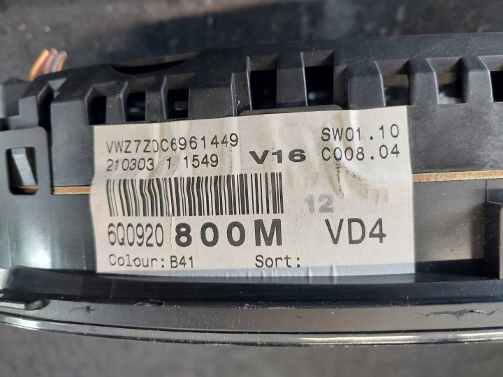 фото №15, Спідометр  / спідометр volkswagen polo iv 9n3 6q0920800m