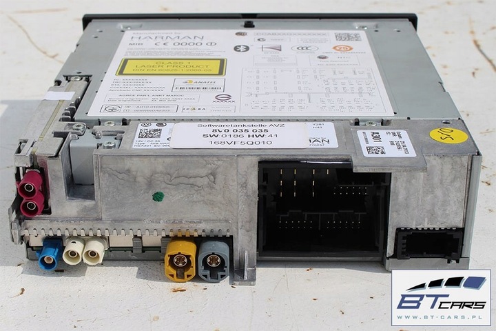 фото №6, Audi a3 набор mmi 3g+ монитор + считыватель mib панель 8v0035035 8v0919604a 8v0