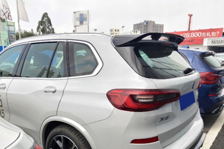 фото №11, Спойлер козирок do bmw x5 g05 2018-2023 abs чорний mat тюнінг sobmart