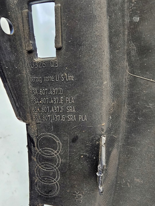 фото №8, Бампер лівий bok кутник audi q3 83a 18-22 s-line перед переднє