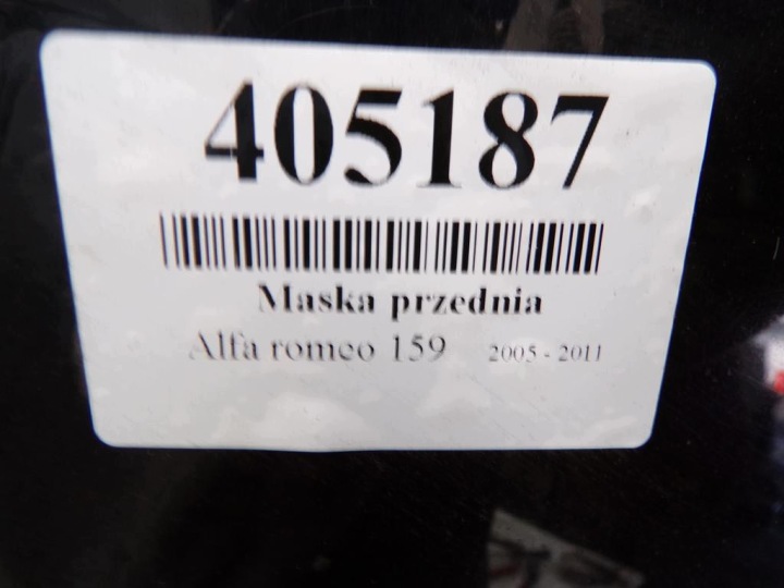 фото №10, Alfa romeo 159 капот передня