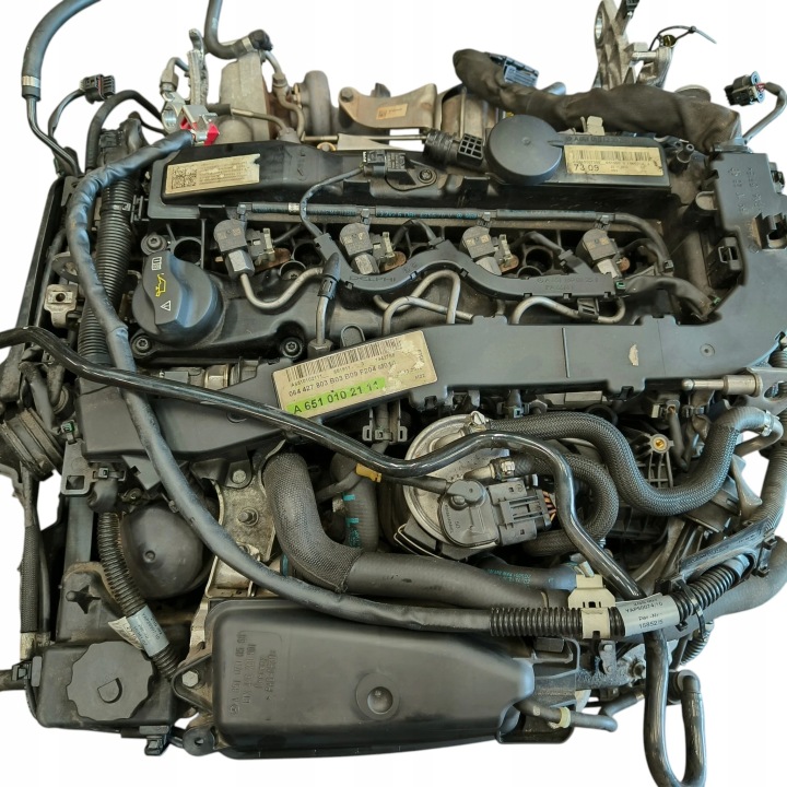 фото №10, Mercedes w204 рестайлинг 2.2 cdi двигатель комплектный 651911 om651