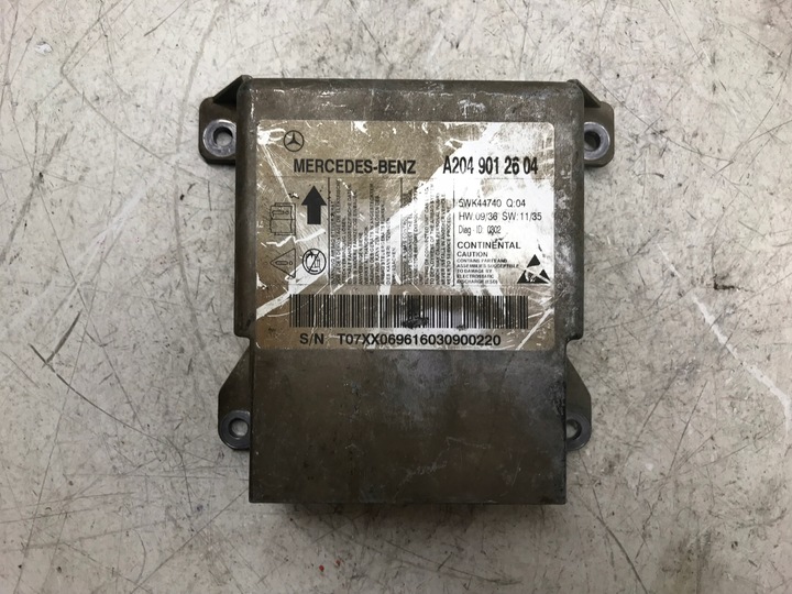 фото №1, Mercedes c клас w204 датчик модуль подушок подушка безпеки