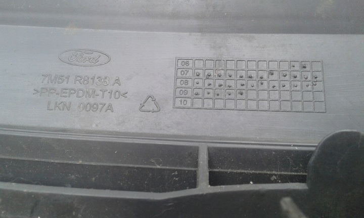 фото №7, Решітка радіатора решітка ford c-max mk1 рестайлінг 2007-2010 7m51r8138a