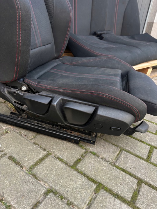 фото №11, Сиденья kanpa сиденье перед bmw f30 м-пакет sport красная nić комплект