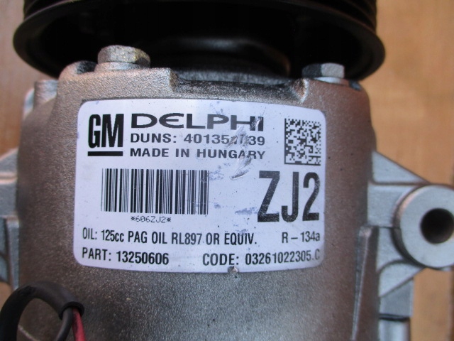 фото №11, Opel 1.7 cdti компрессор компрессор кондиционера 13250606 zj2