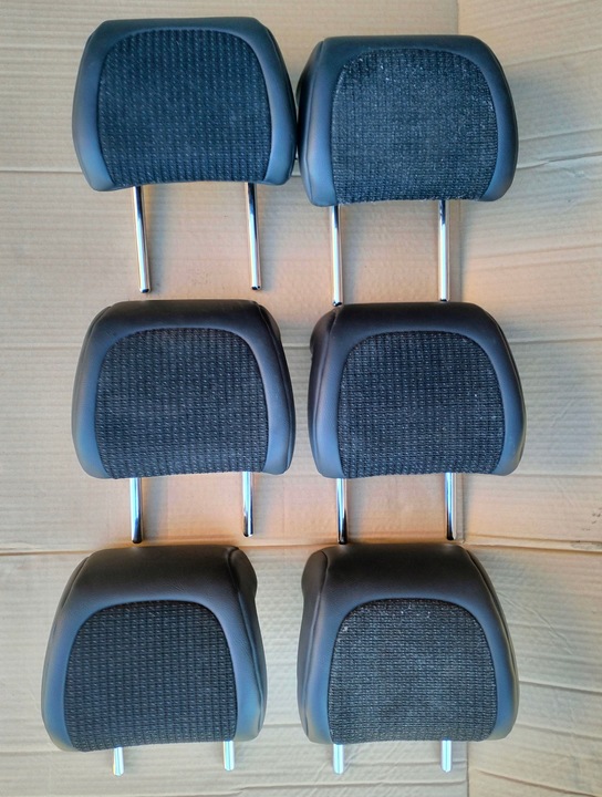 фото №7, Підголівник лівий правий зад чорна напівшкіра citroen c5 iii x7